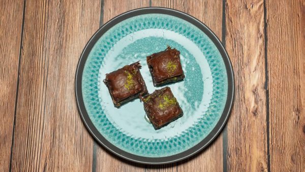 CHOCOLATE PISTACHIO BAKLAVA